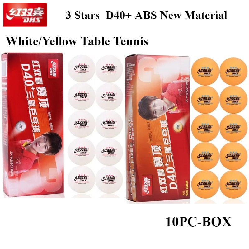 10PC/BOX 3 Stars DHS Ping Pong - Table Tennis Olympics 评论和价格