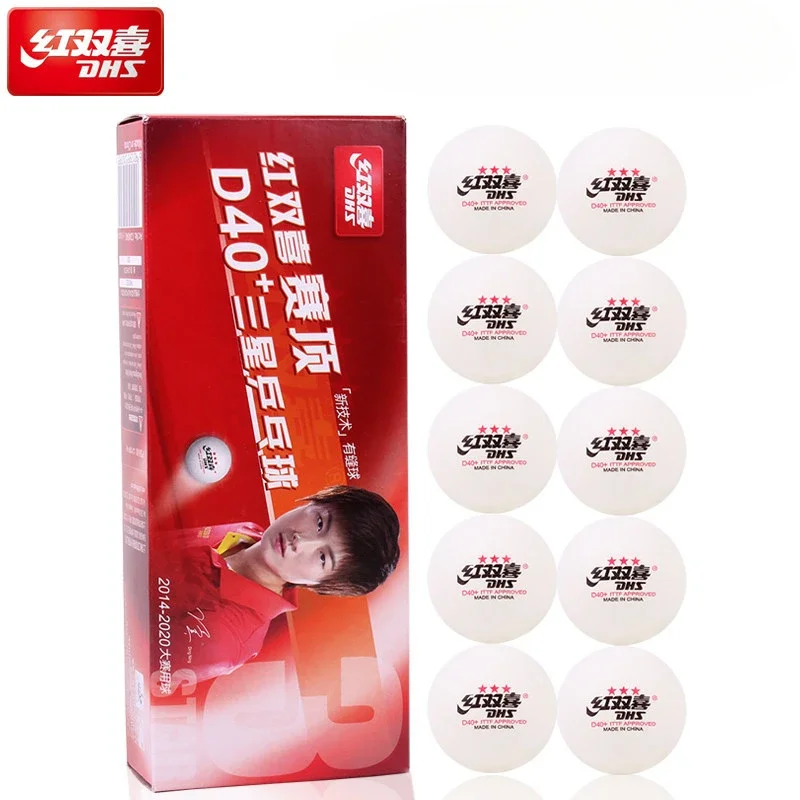 10PC/BOX 3 Stars DHS Ping Pong - Table Tennis Olympics 评论和价格