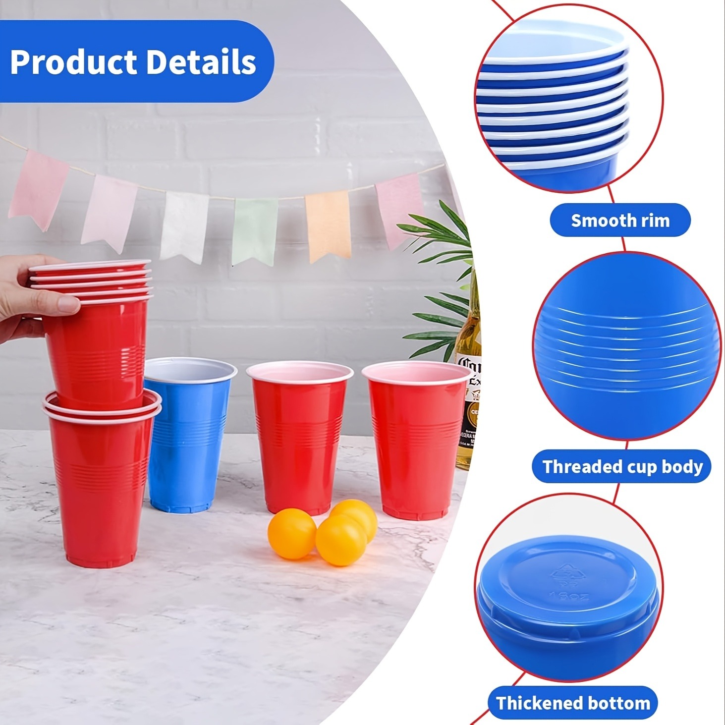 Beer Pong Game Set & Party Cup - Table Tennis Olympics 评论和价格