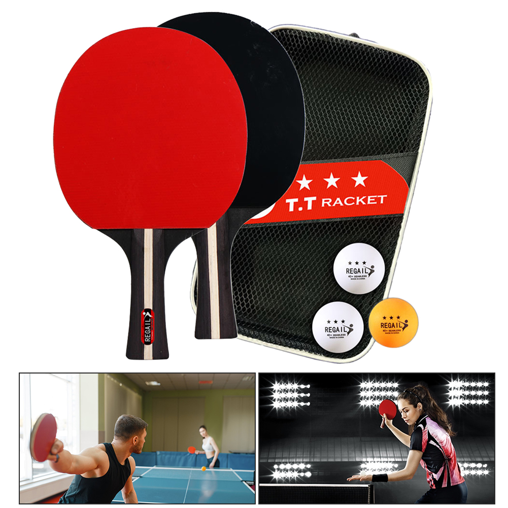 Table Tennis Racket 2 Rackets  - Table Tennis Olympics 评论和价格