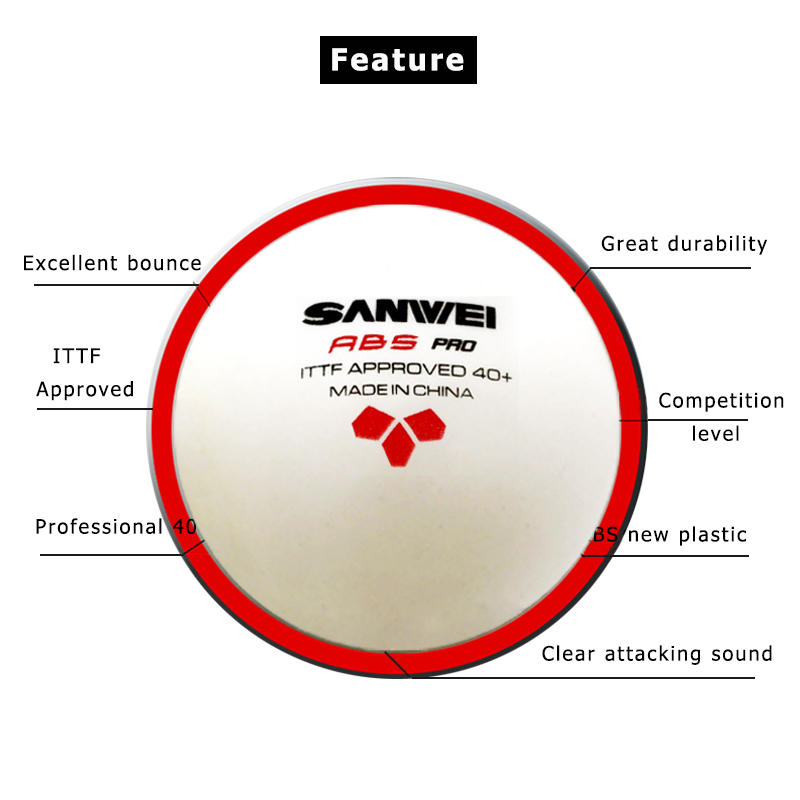 SANWEI ABS PRO 3-Star 40+ Tabl - Table Tennis Olympics 评论和价格